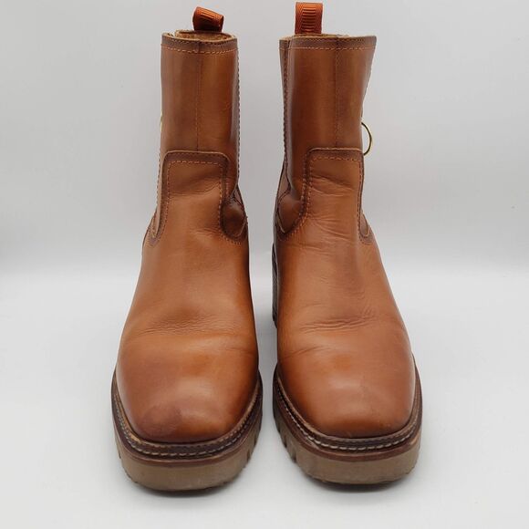 PIKOLINOS Valladolid W5D-8942 Leather Boots Brandy Women's Size 8.5 US 39 EUR - Picture 4 of 10